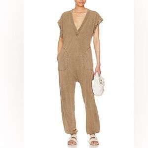 Free People Movement Hot Shot V Neck Onesie